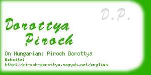 dorottya piroch business card